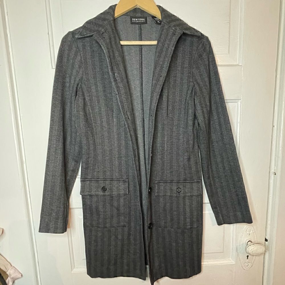 NY&Co Vintage Extra Long Oversized Blazer